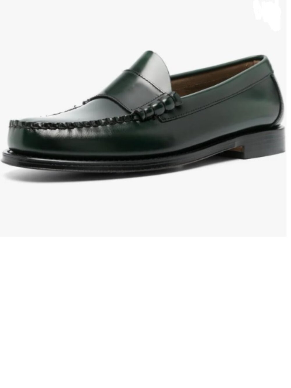 FOWT Dark Green Men Stylish Round Toe Slip On Comfortable Comfy Low Heel Loafers